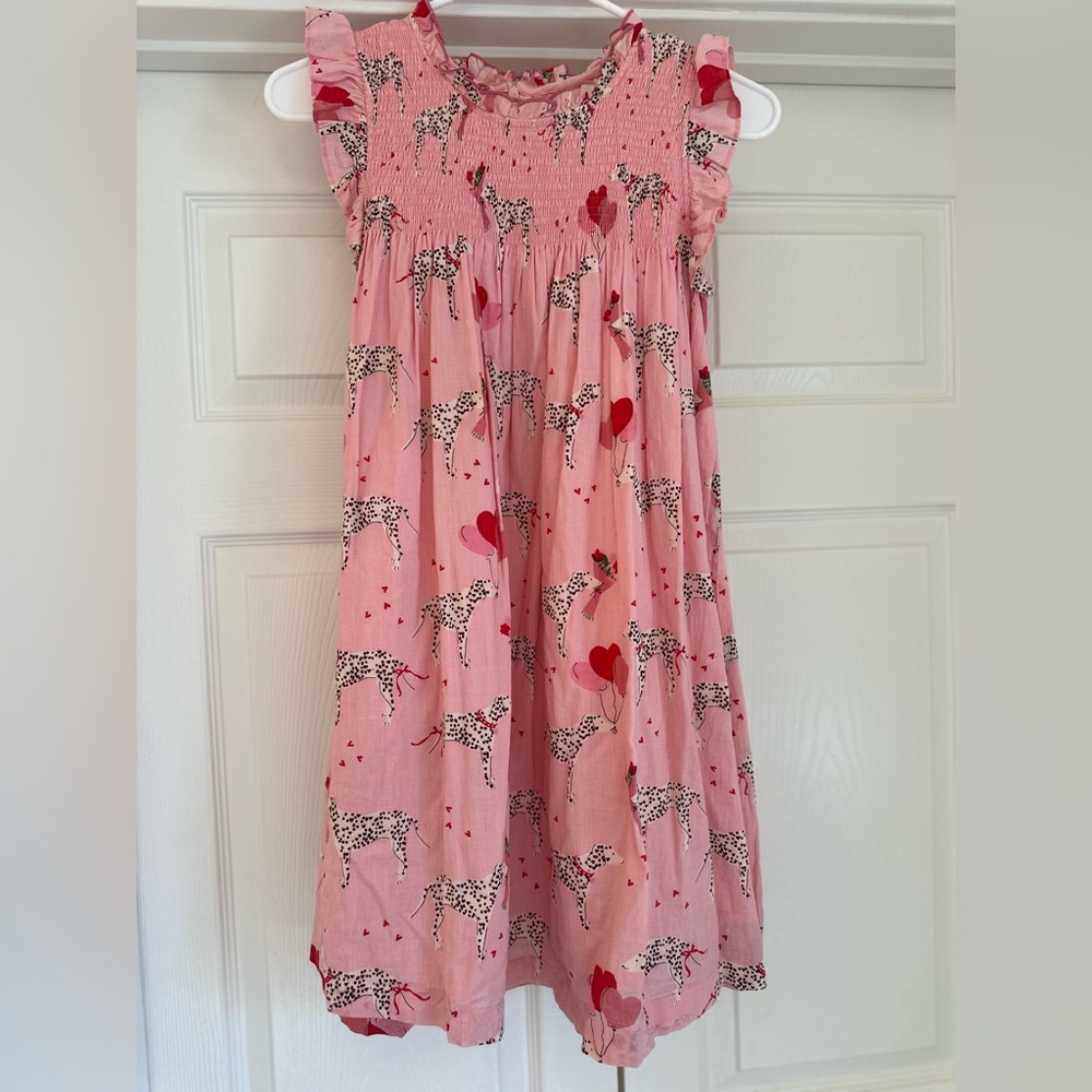 NWOT Pink Chicken I Heart Dalmatians Stevie dress size 12